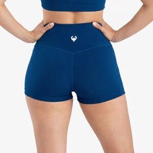 Namarie Liza Short Bolt Navy Blue, Size Medium 3″ Inseam, Like New